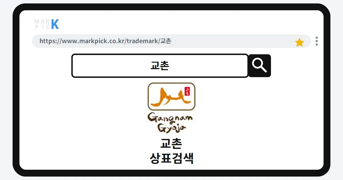 교촌 상표·특허, 마크픽으로 보는 권리 현황