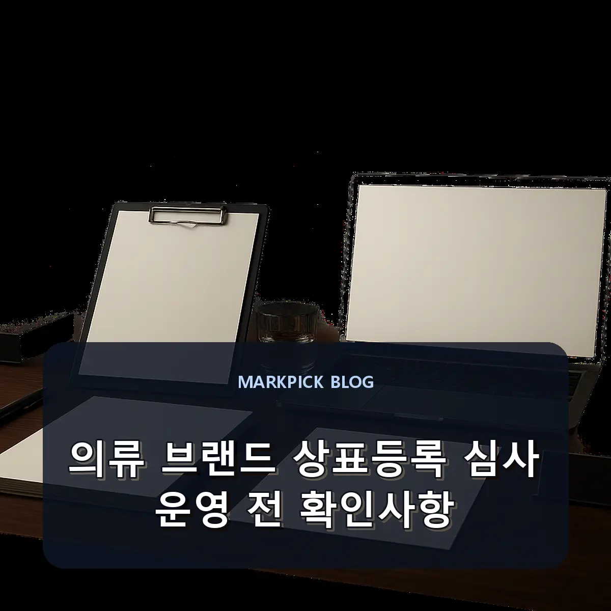 의류 브랜드 상표등록 심사 운영 전 확인사항